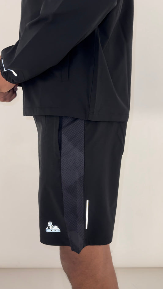 Reflective Black Shorts
