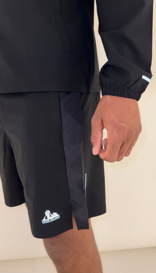 Reflective Black Shorts