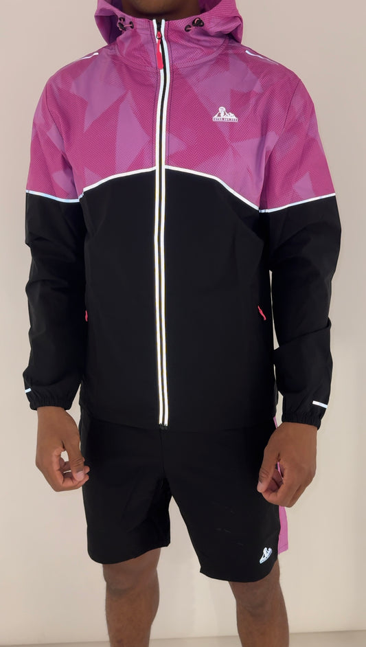 Reflective Pink/Black Jacket