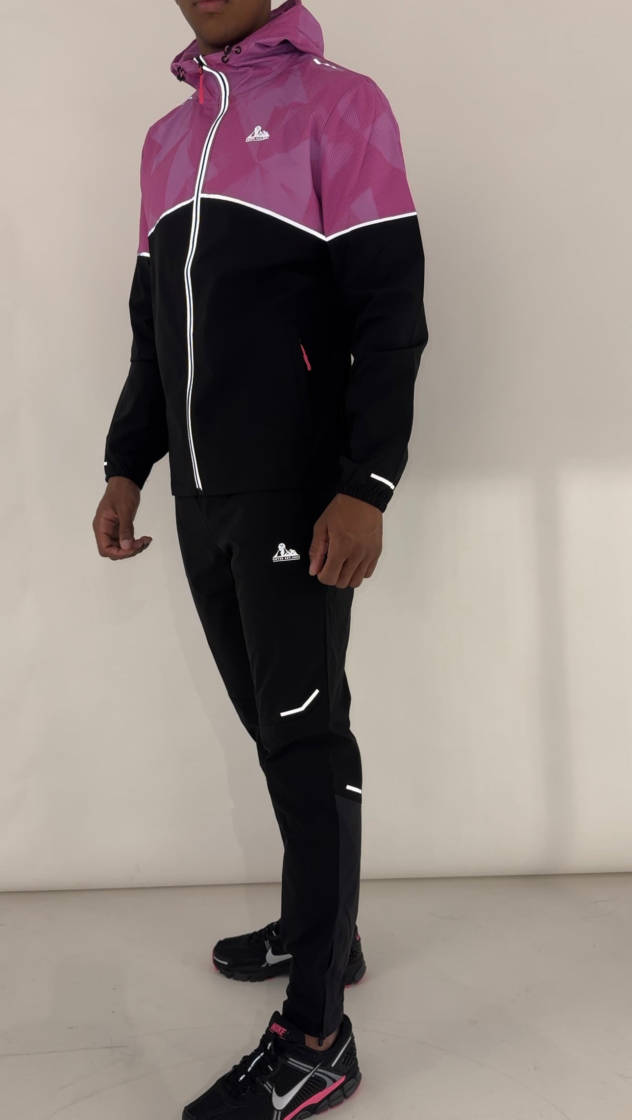 Reflective Black Pants