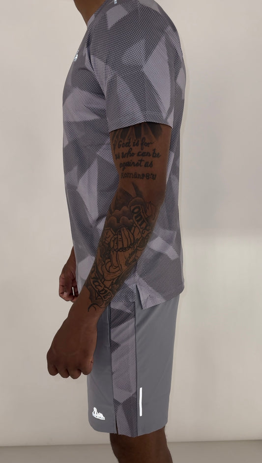 Reflective Grey Shorts