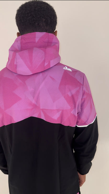 Reflective Pink/Black Tracksuit